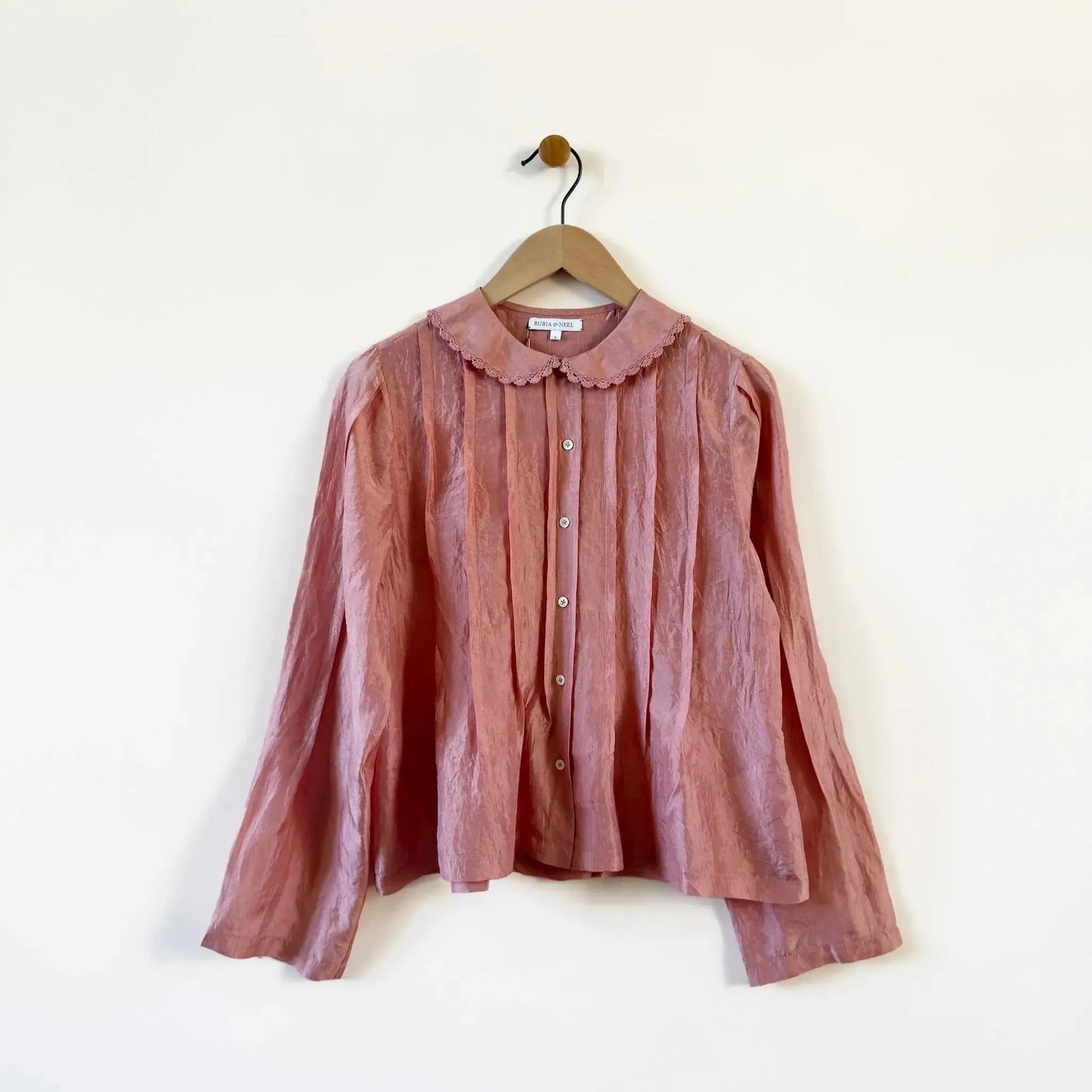 Aga Blouse in Winter Rose-Tops-Rubia & Neel-eugenienewport