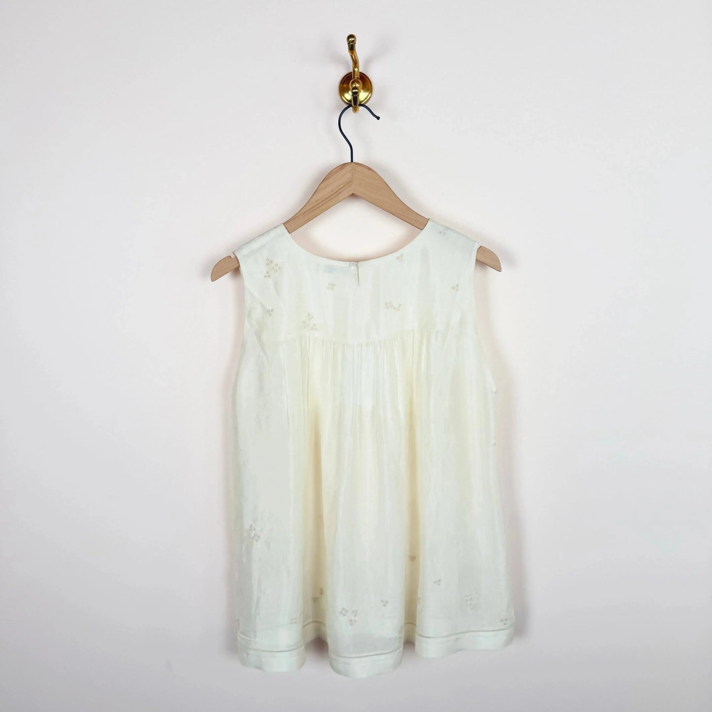 Audrey Top in Ivory-Tops-Rubia & Neel-eugenienewport