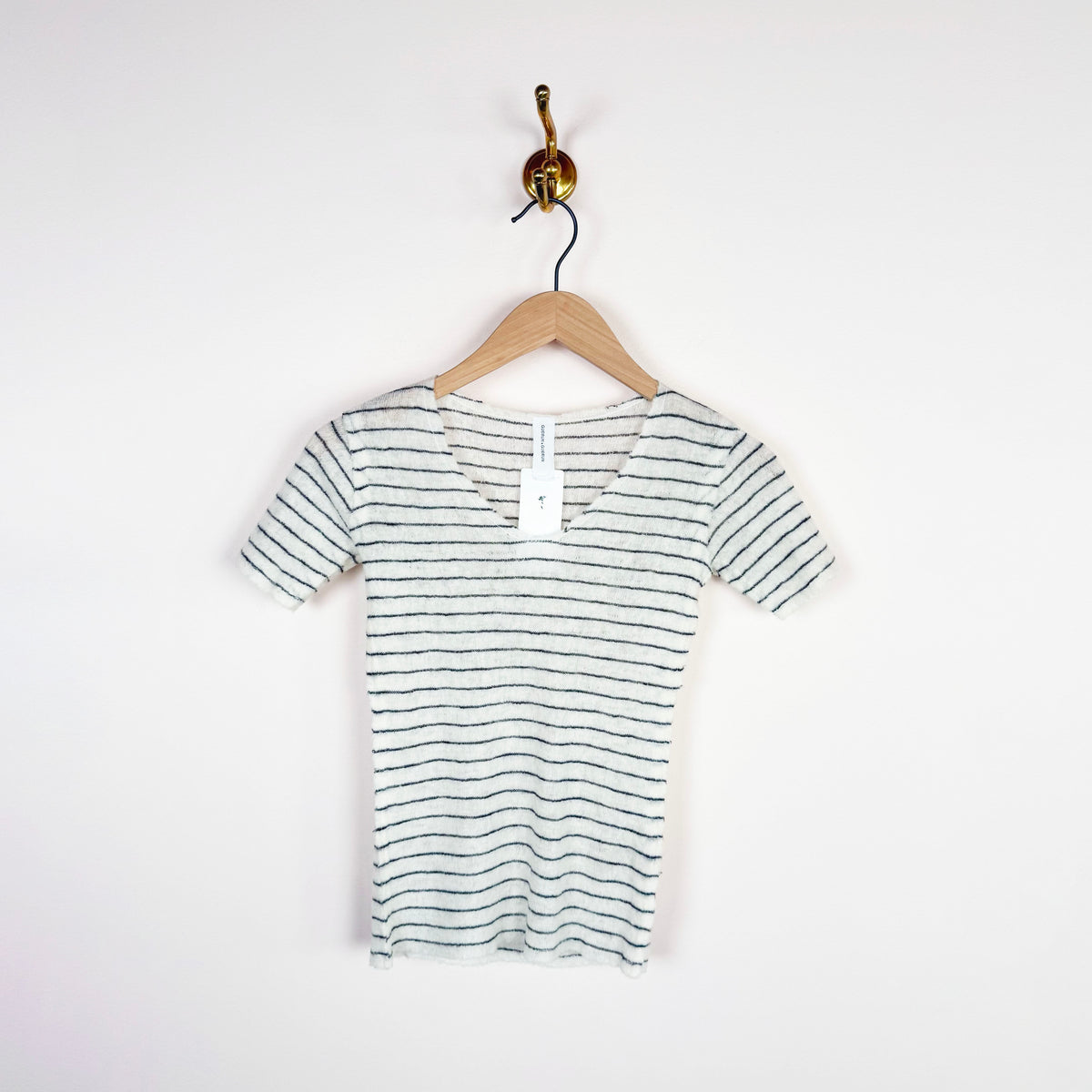 Barbara Striped in Off-White/Black