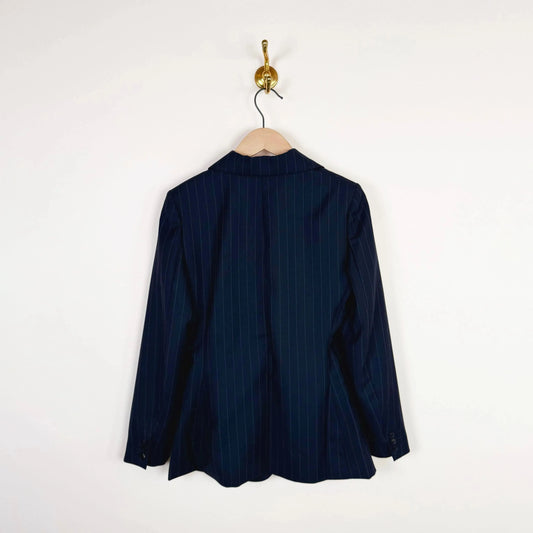 Bianca in Navy Pinstripes-Jackets-La Fetiche-eugenienewport