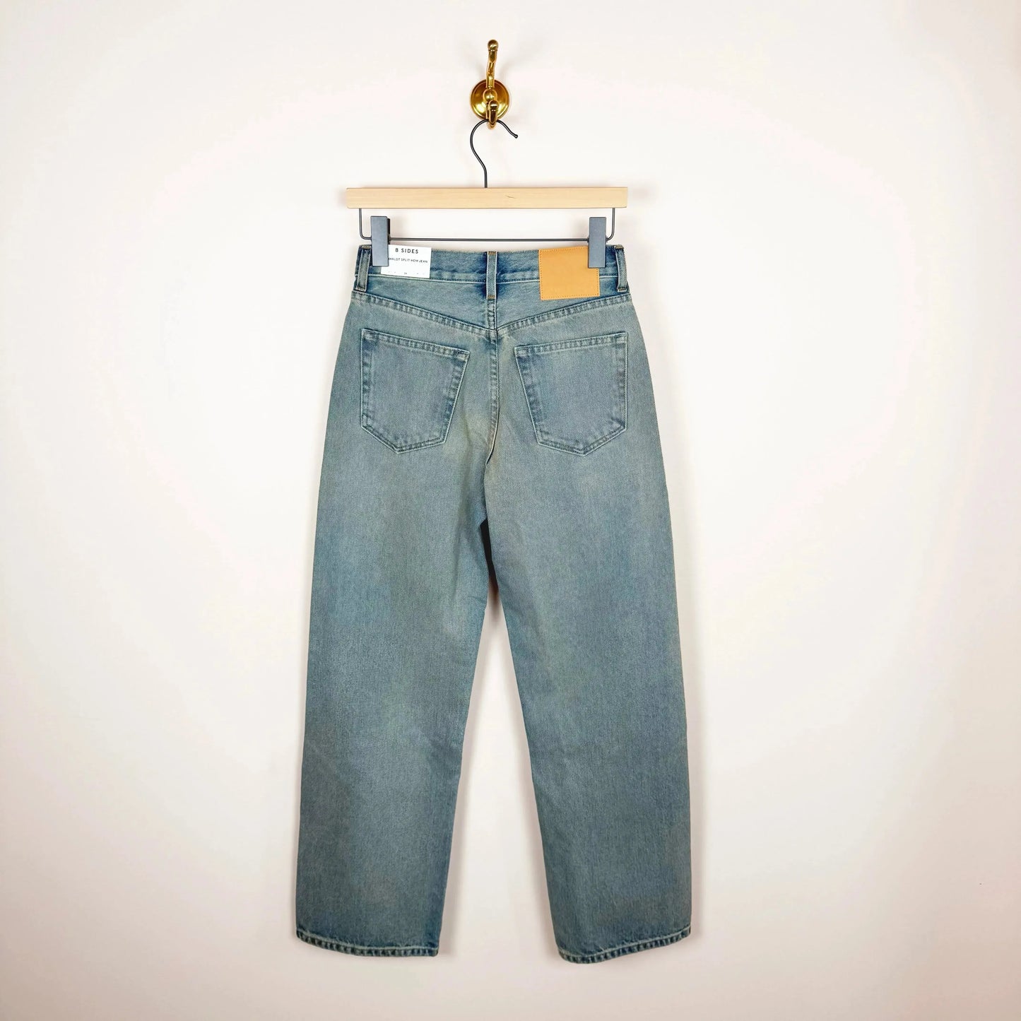 Charlot Split Hem Jean Ed Wash (29")-Denim-B Sides-eugenienewport