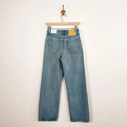 Charlot Split Hem Jeans in Ed Wash-Denim-B Sides-eugenienewport