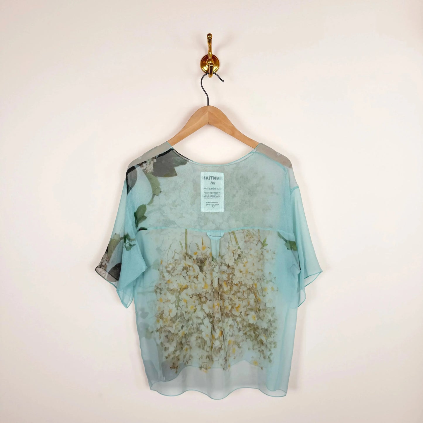 Chiffon T-Shirt in Print S-Tops-Anntian-eugenienewport
