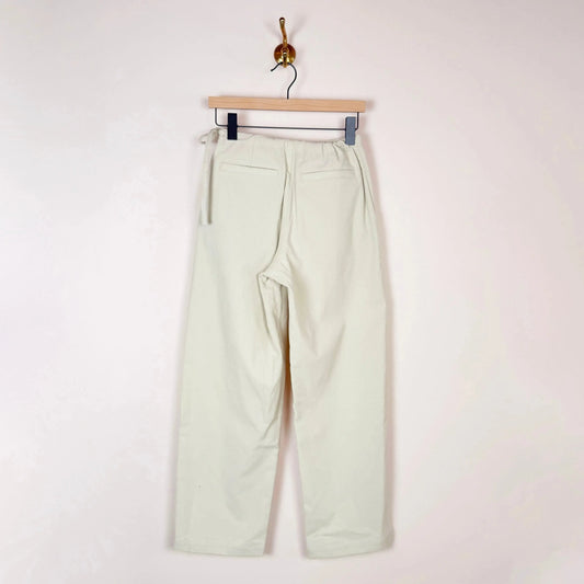 Corduroy Side Tie Easy Pants in Ivory-Pants-Ernie Palo-eugenienewport