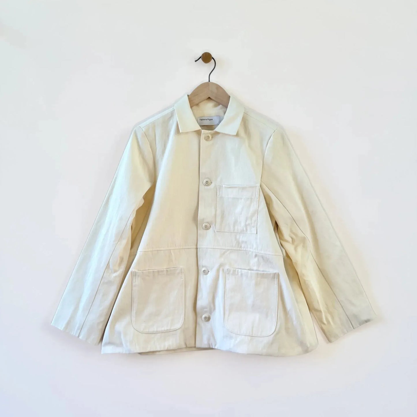 Elis Jacket in Ivory-Jackets-Fabiana Pigna-eugenienewport