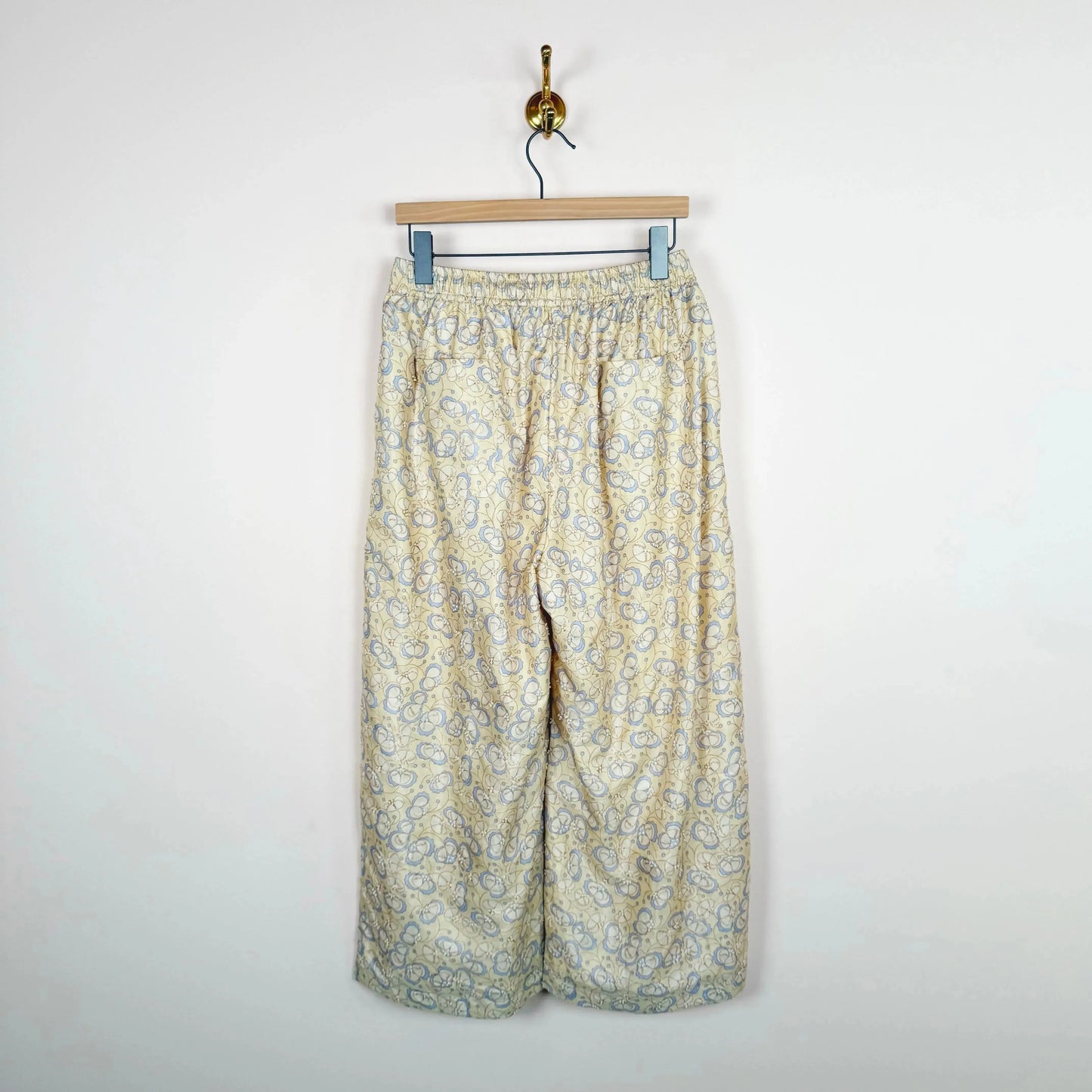 Embroidery Tuck Pants in Vanilla-Pants-Bunon-eugenienewport