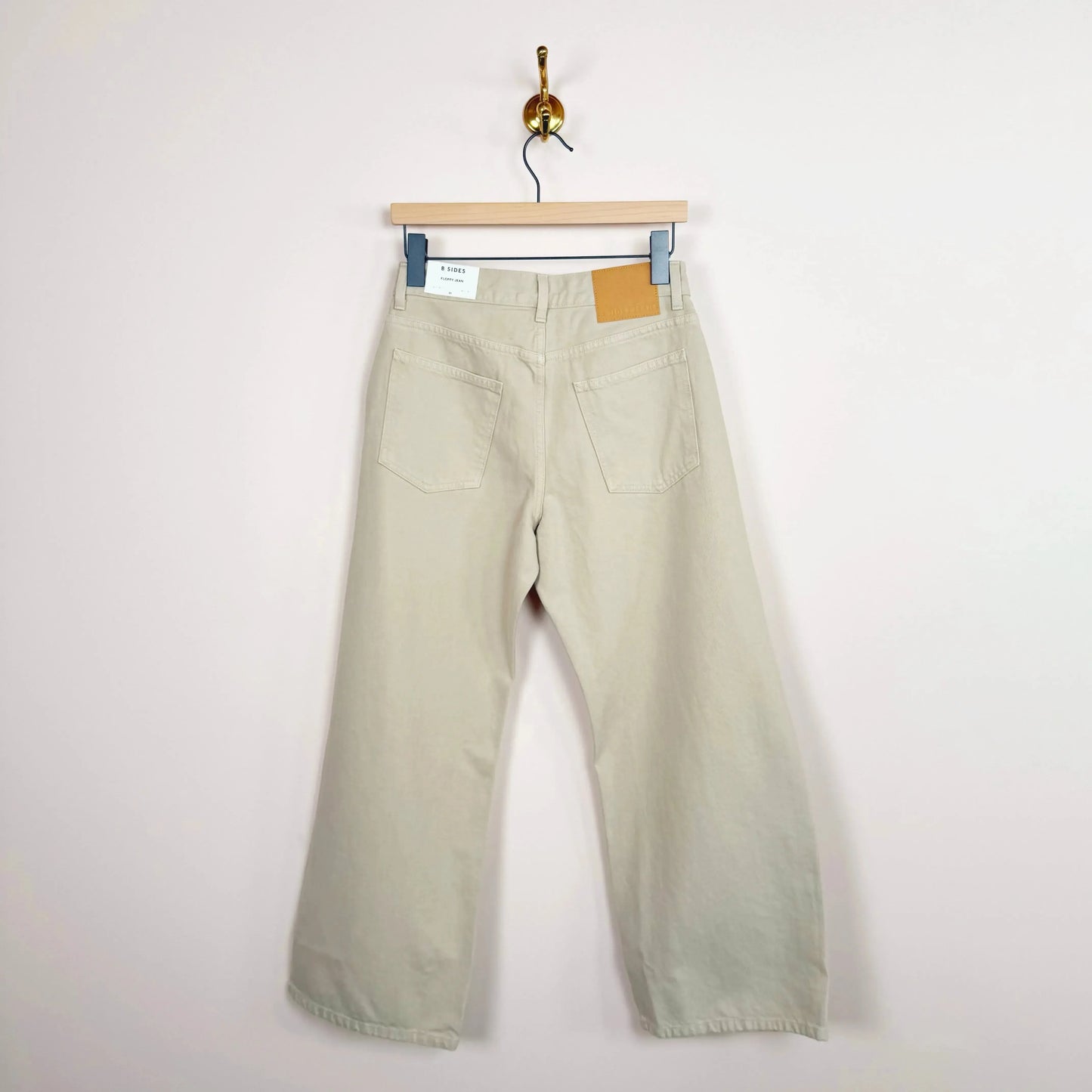 Floppy Jeans in Chalk Overdye-Denim-B Sides-eugenienewport