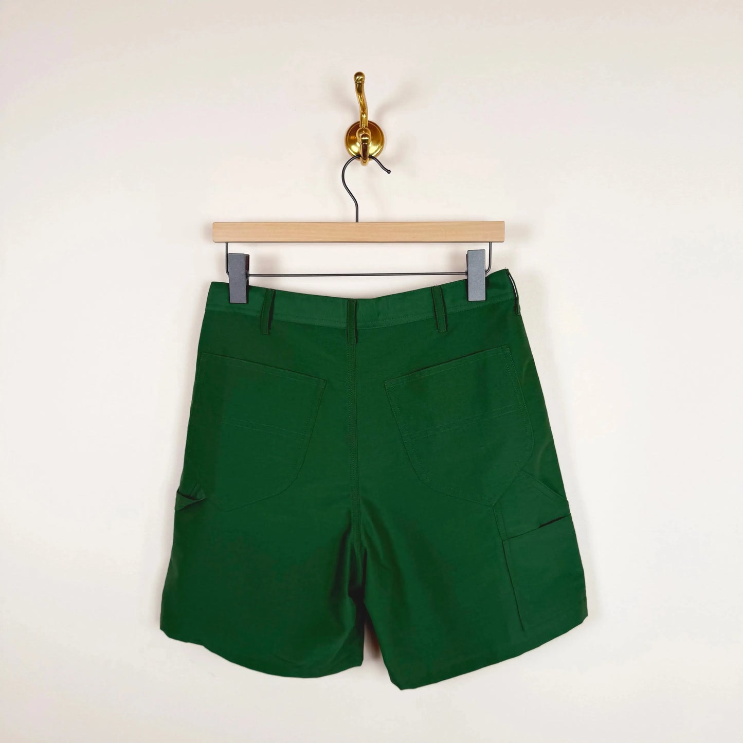 George Short in Green Grosgrain-Shorts-Chelsea Mak-eugenienewport