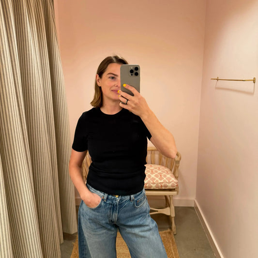 June T-Shirt in Black-T-Shirts-Signe-eugenienewport