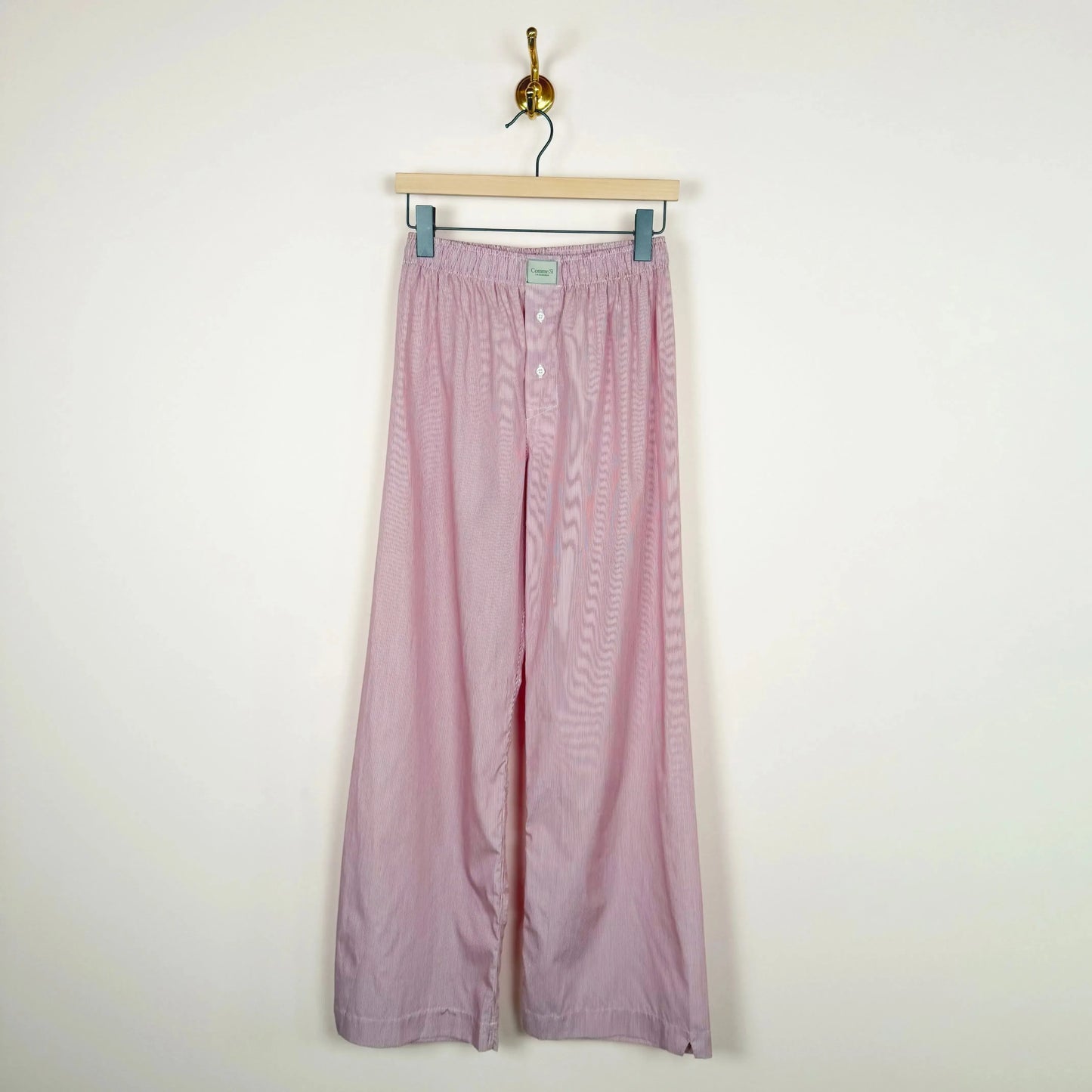 La Boxer Alta in Mulberry Pinstripe-Pants-Comme Si-eugenienewport