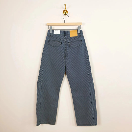 Lange Lasso in Indigo White Stripe-Denim-B Sides-eugenienewport