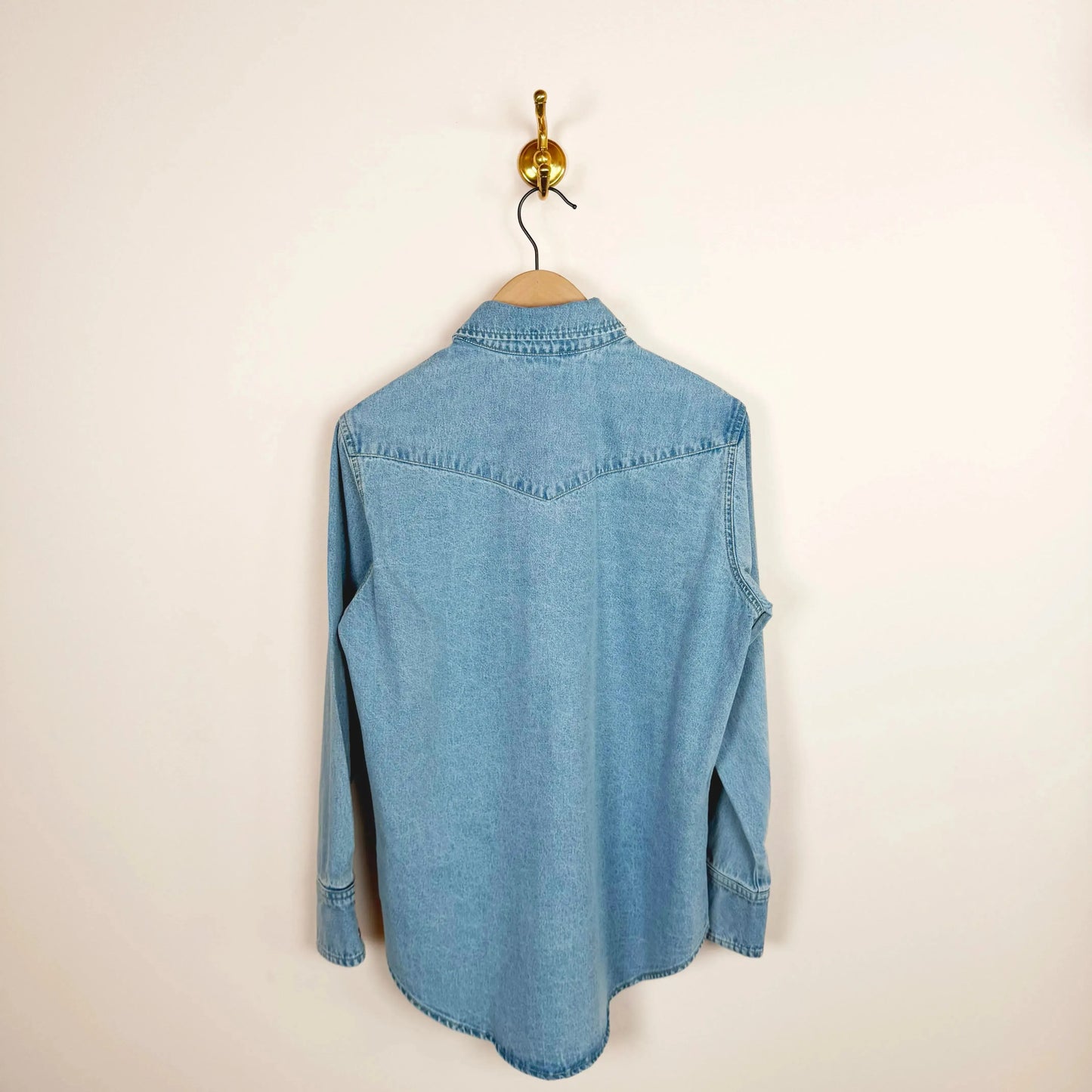 Liv Western Shirt in Park Wash-Tops-B Sides-eugenienewport