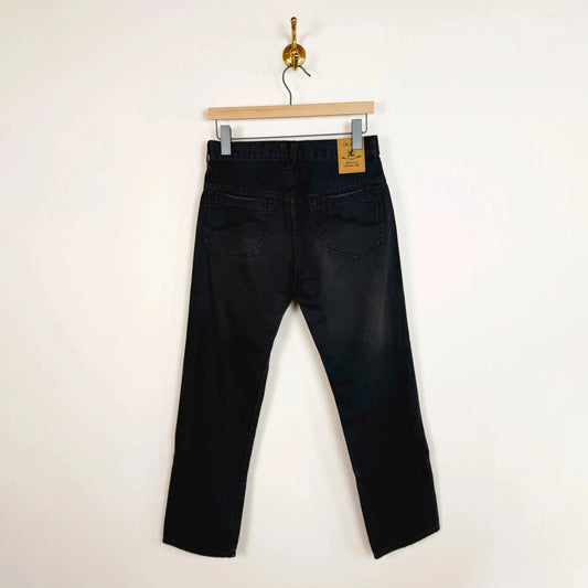 Lucy BF Jean in Worn Black-Denim-Denimist-eugenienewport