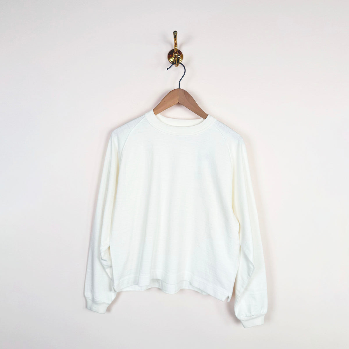 Mahuna Long Sleeve T-Shirt in Off White