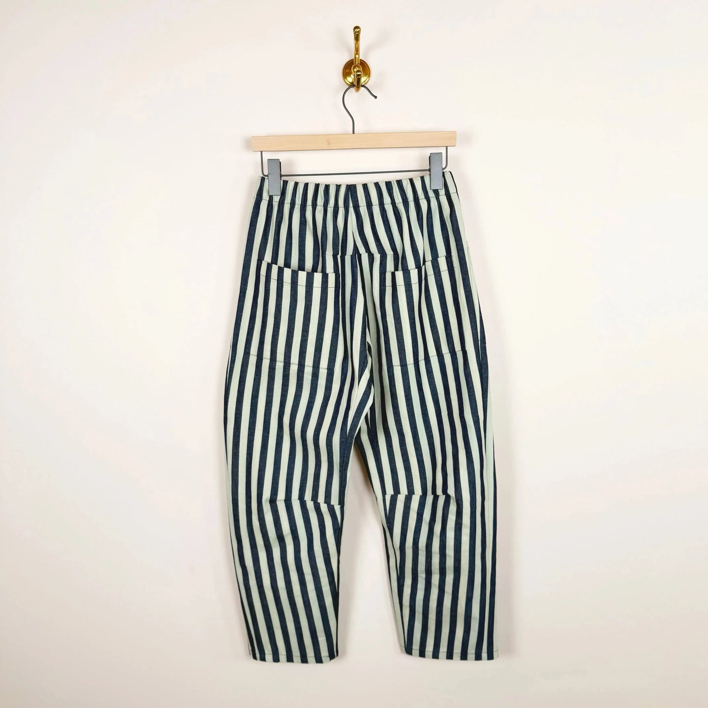 Martini Pant in Denim Stripe-Pants-Aquarius Cocktail-eugenienewport