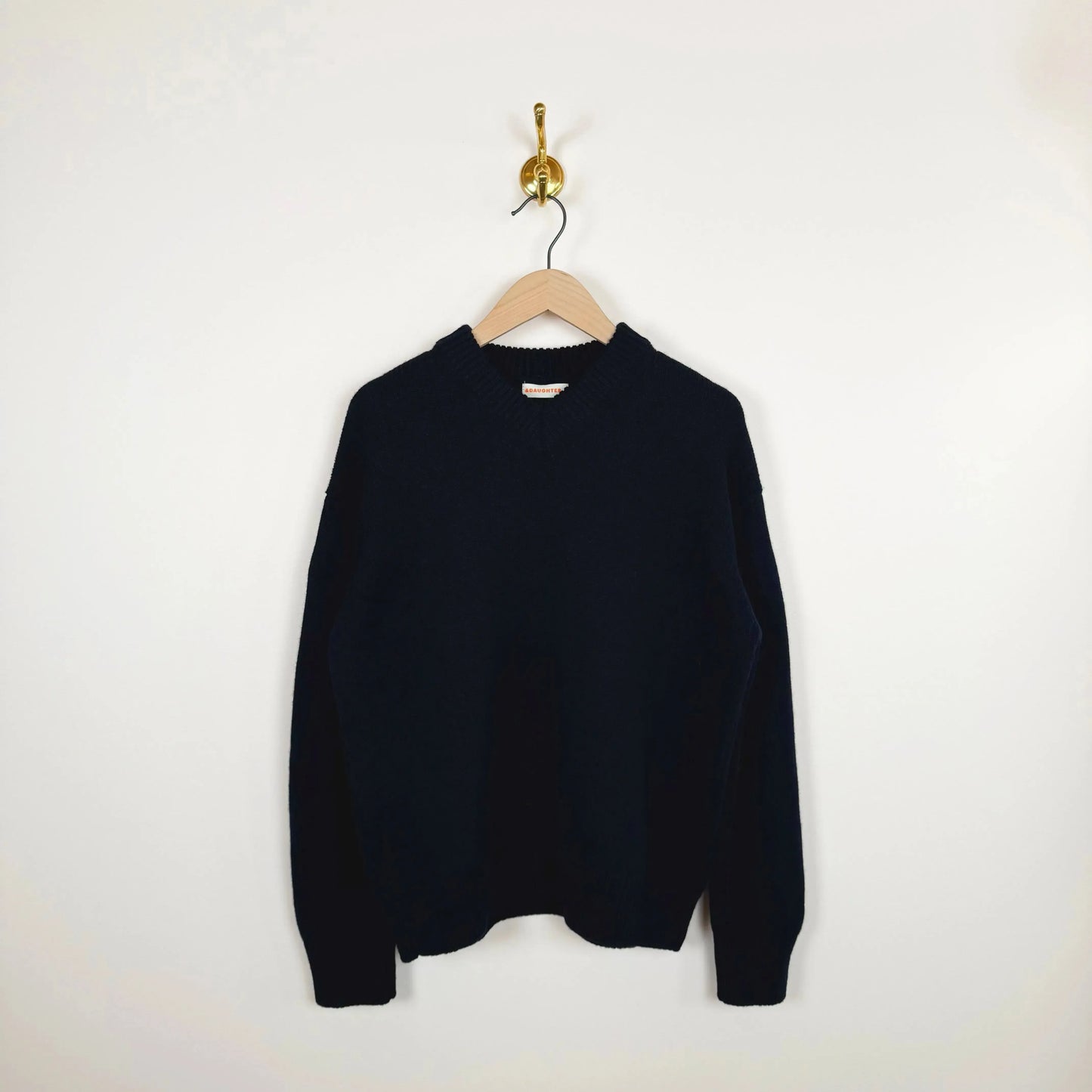 Mens Balla Slouch V-Neck in Navy-Sweater-&Daughter-eugenienewport