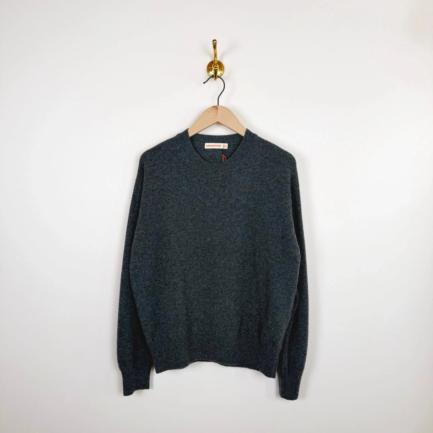 Mens Innes Slouch Crewneck in Derby Grey-Sweater-&Daughter-eugenienewport