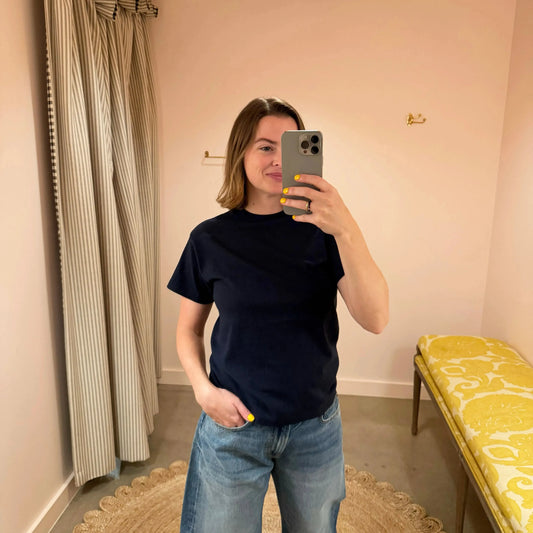 Na'maka'oh Short Sleeve T-Shirt in Dark Navy-T-Shirts-Sunray-eugenienewport
