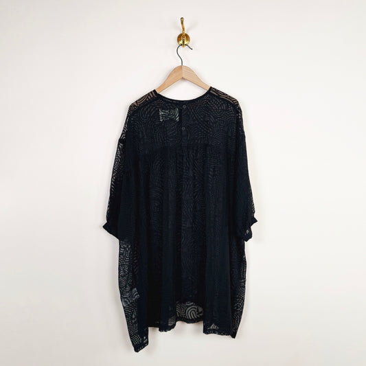 Non Chalant Dress in Dark Stormy Sea