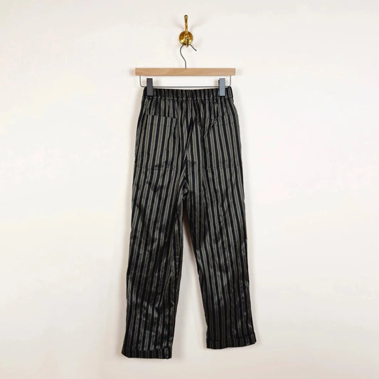 Pants 0470006 in Black Stripe-Pants-Christian Peau-eugenienewport