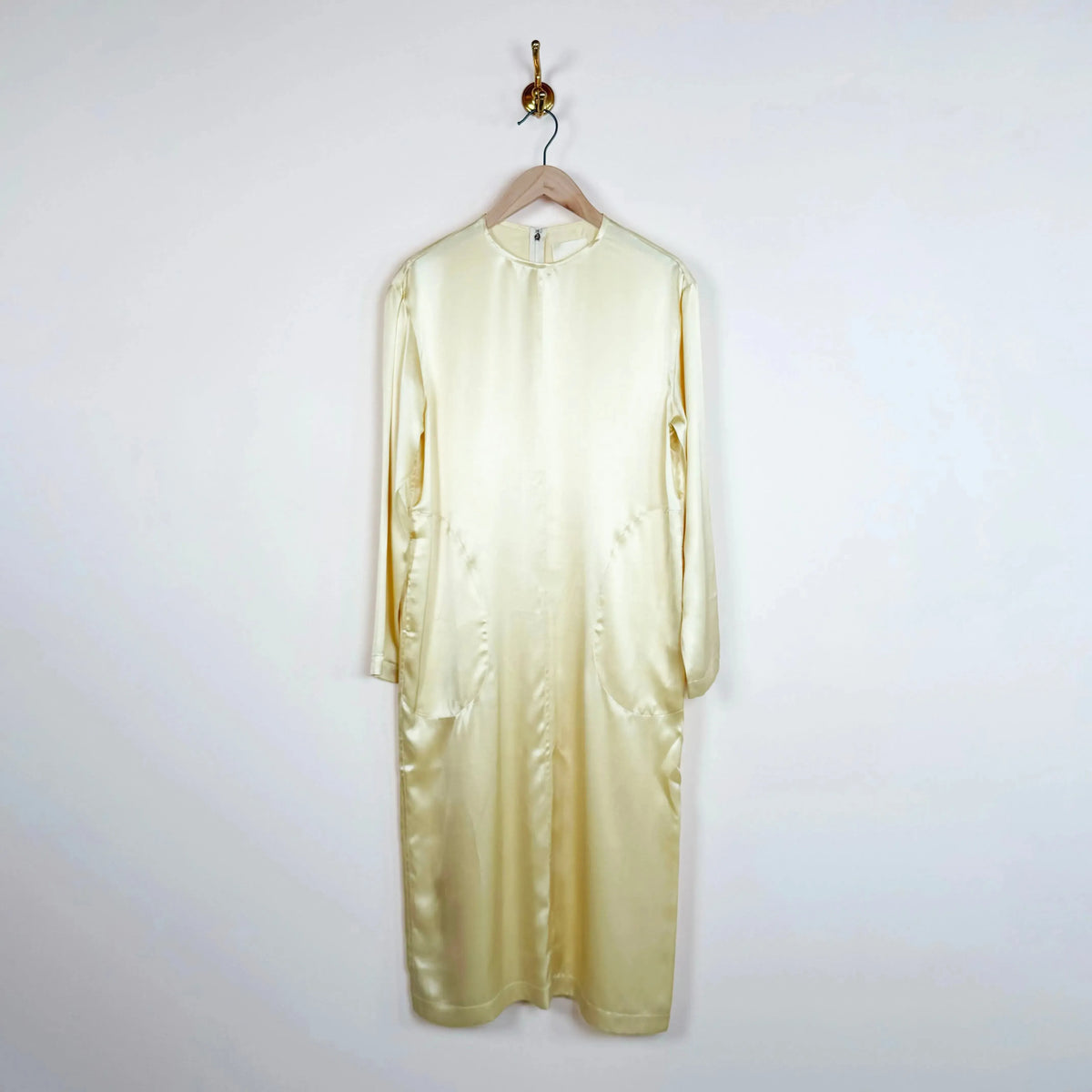 Salvin 26 in Burro Satin-Dresses-Nitto-eugenienewport