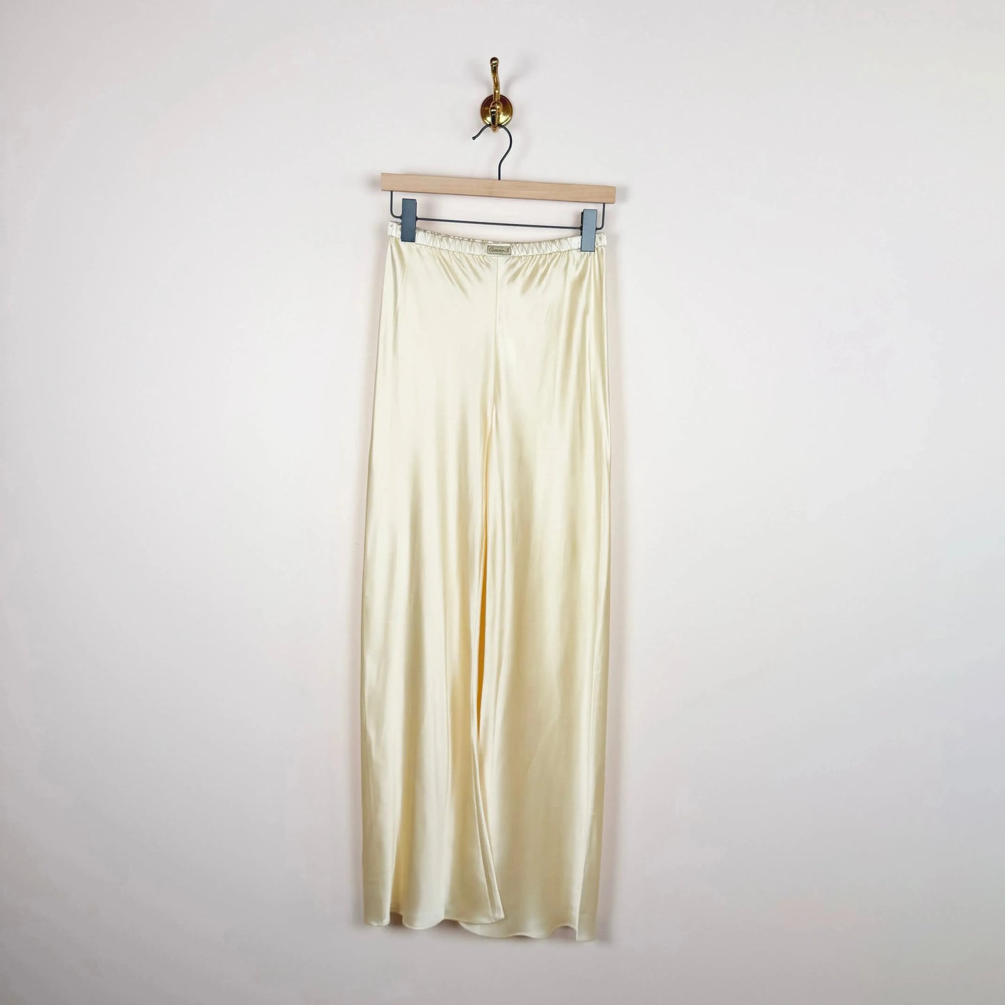 Silk Bias Pant in Cream-Pants-Comme Si-eugenienewport