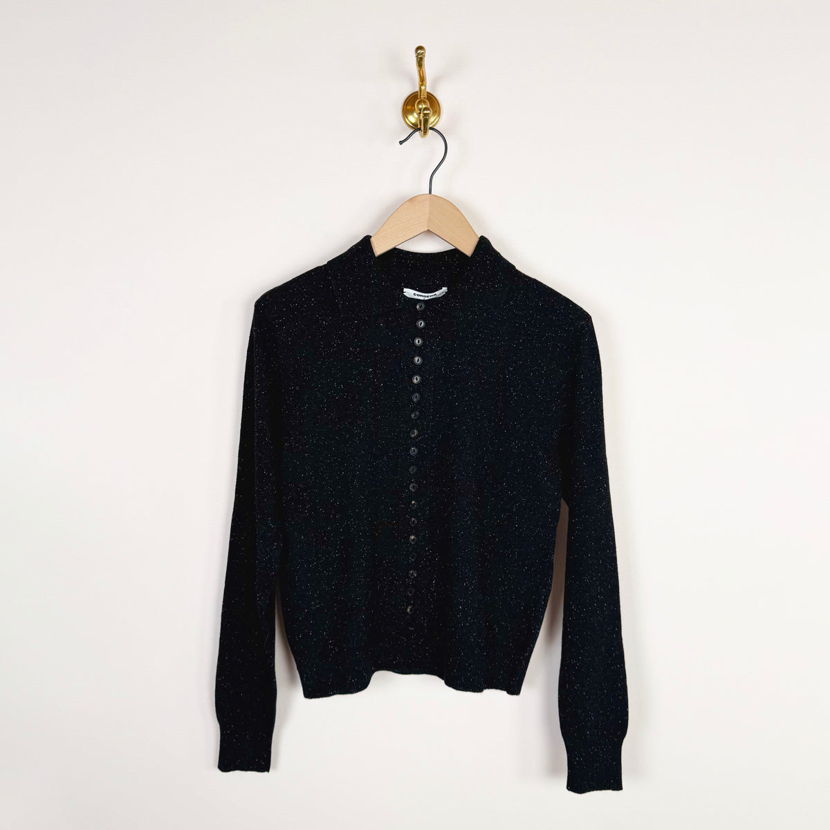 Silk & Wool Flecked Polo