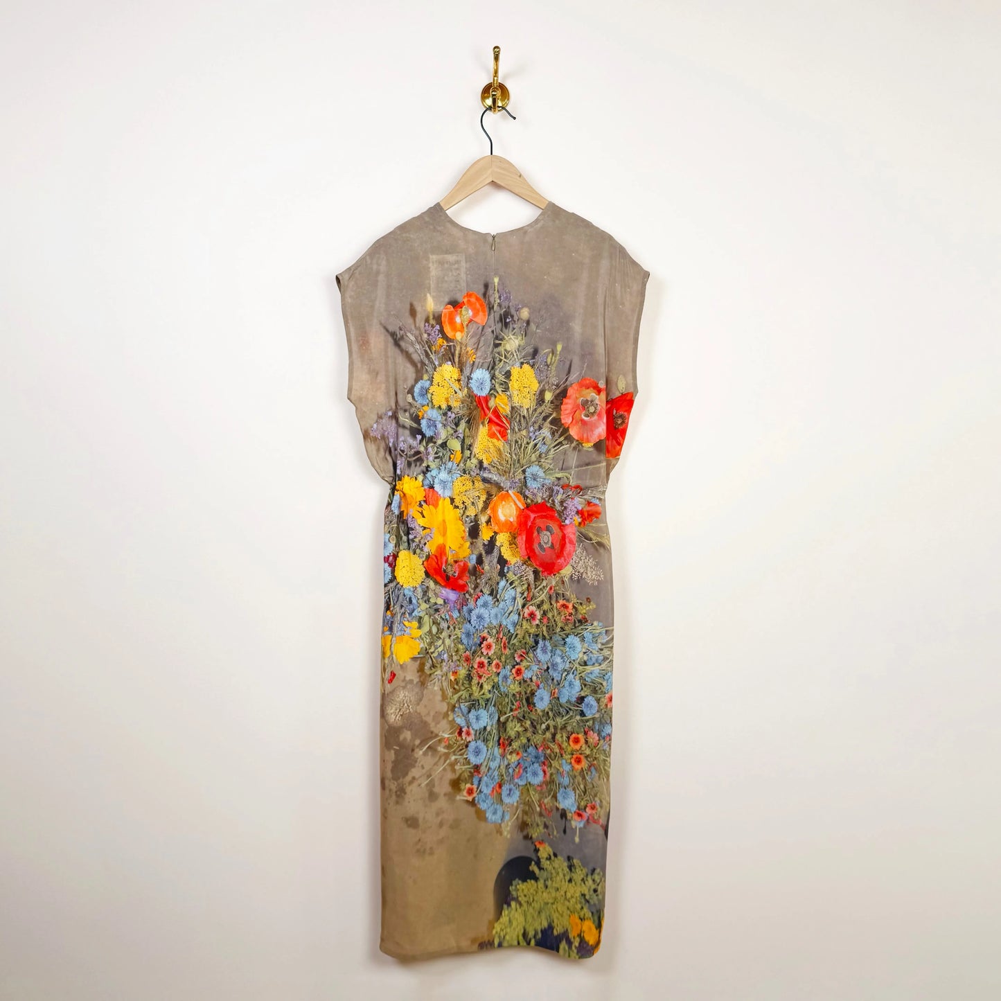 Simple Dress in Print C-Dresses-Anntian-eugenienewport