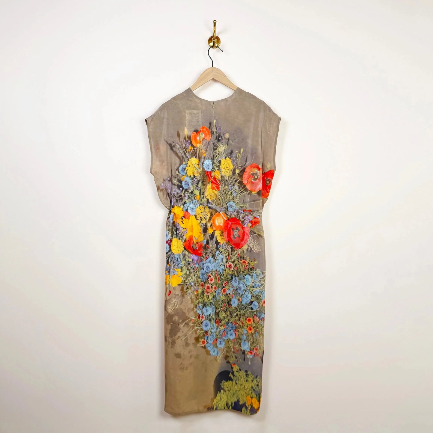 Simple Dress in Print C-Dresses-Anntian-eugenienewport