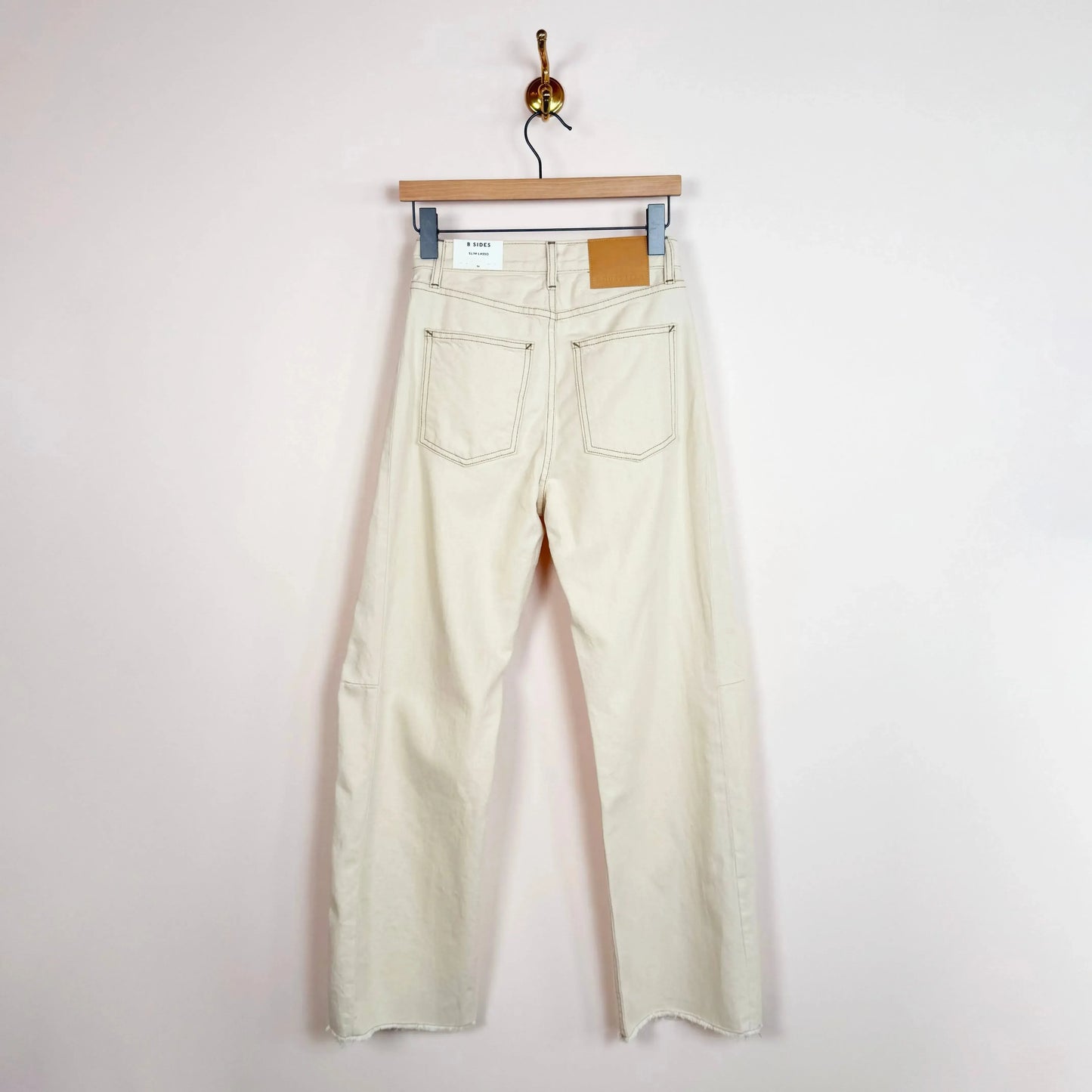 Slim Lasso in Clair Rinse-Denim-B Sides-eugenienewport