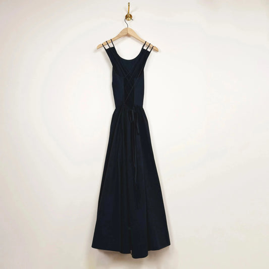 Sofia Dress in Black-Dresses-Cawley-eugenienewport
