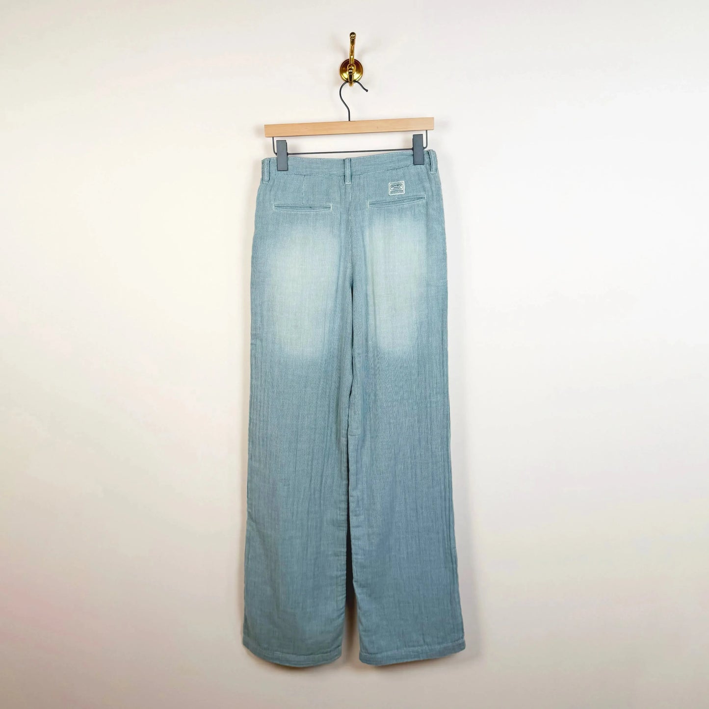 Teri Wide Leg Chino in Indigo Stripe-Pants-Denimist-eugenienewport