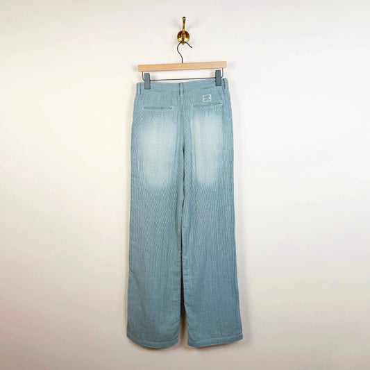 Teri Wide Leg Chino in Indigo Stripe-Pants-Denimist-eugenienewport