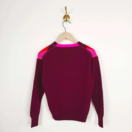 Una in Burgundy/Pink-Sweaters-La Fetiche-eugenienewport