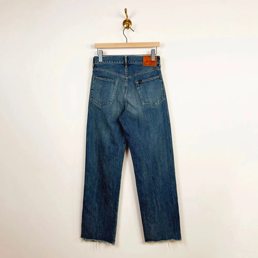 Unisex Denim Straight Cut in Smoky Medium-Denim-Chimala-eugenienewport