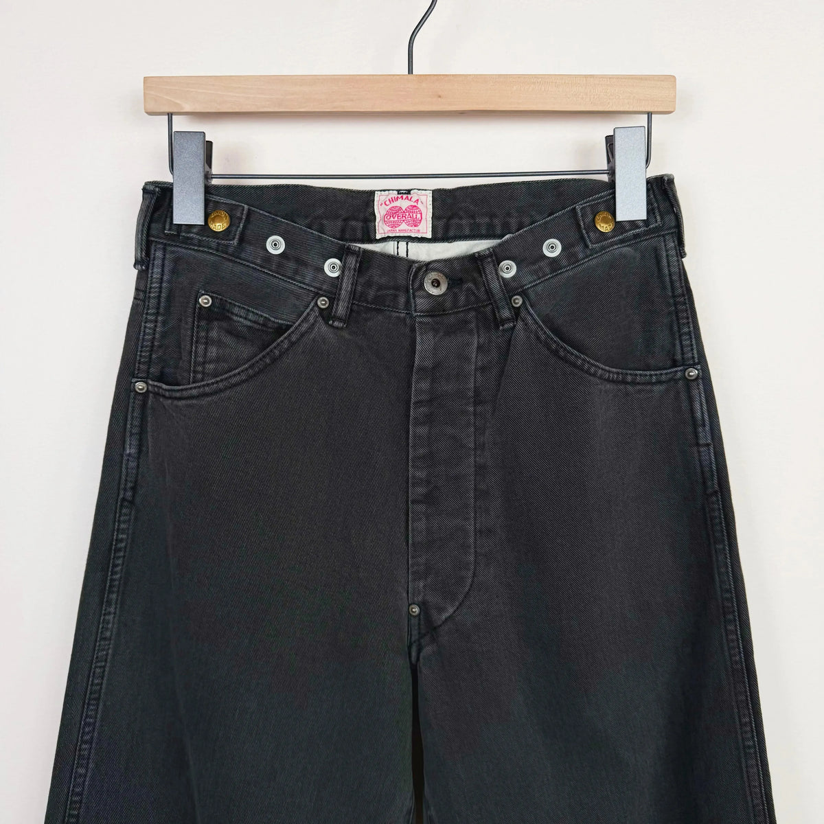 Unisex Rope Dyed Pants in Charcoal-Denim-Chimala-eugenienewport