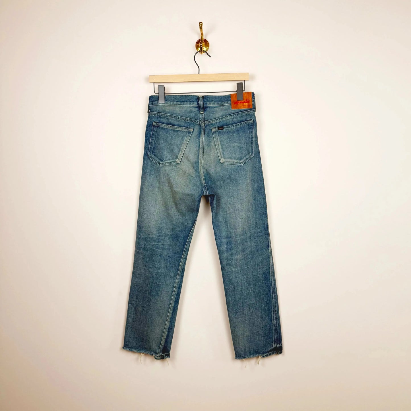 Used Ankle Cut in Medium Distress-Denim-Chimala-eugenienewport
