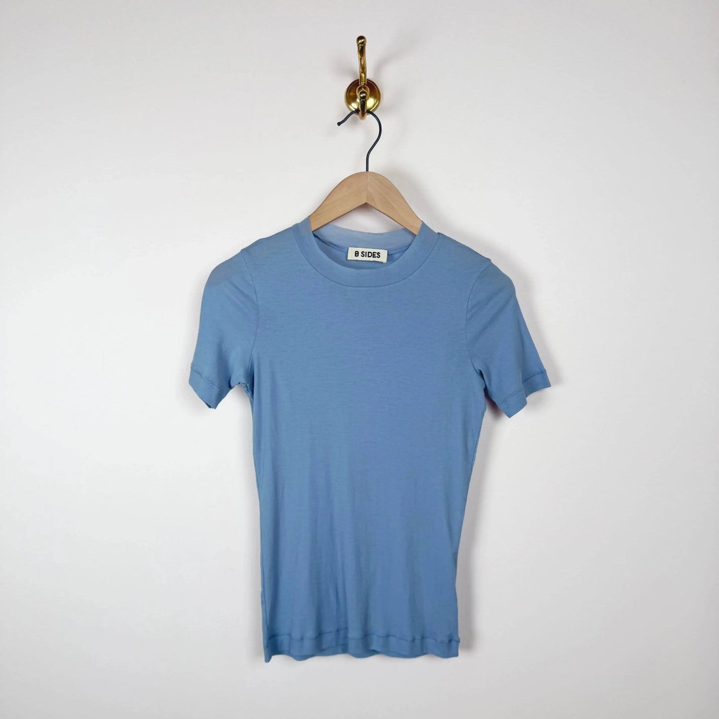 Vivien Tee in Steel Blue-T-Shirt-B Sides-eugenienewport