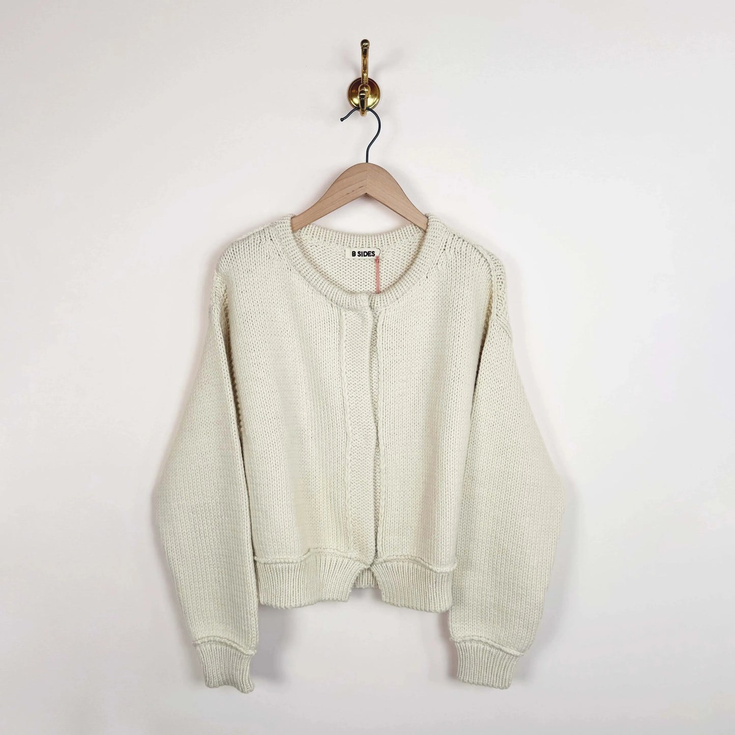 Warren Cardigan in Ivory-Sweaters-B Sides-eugenienewport