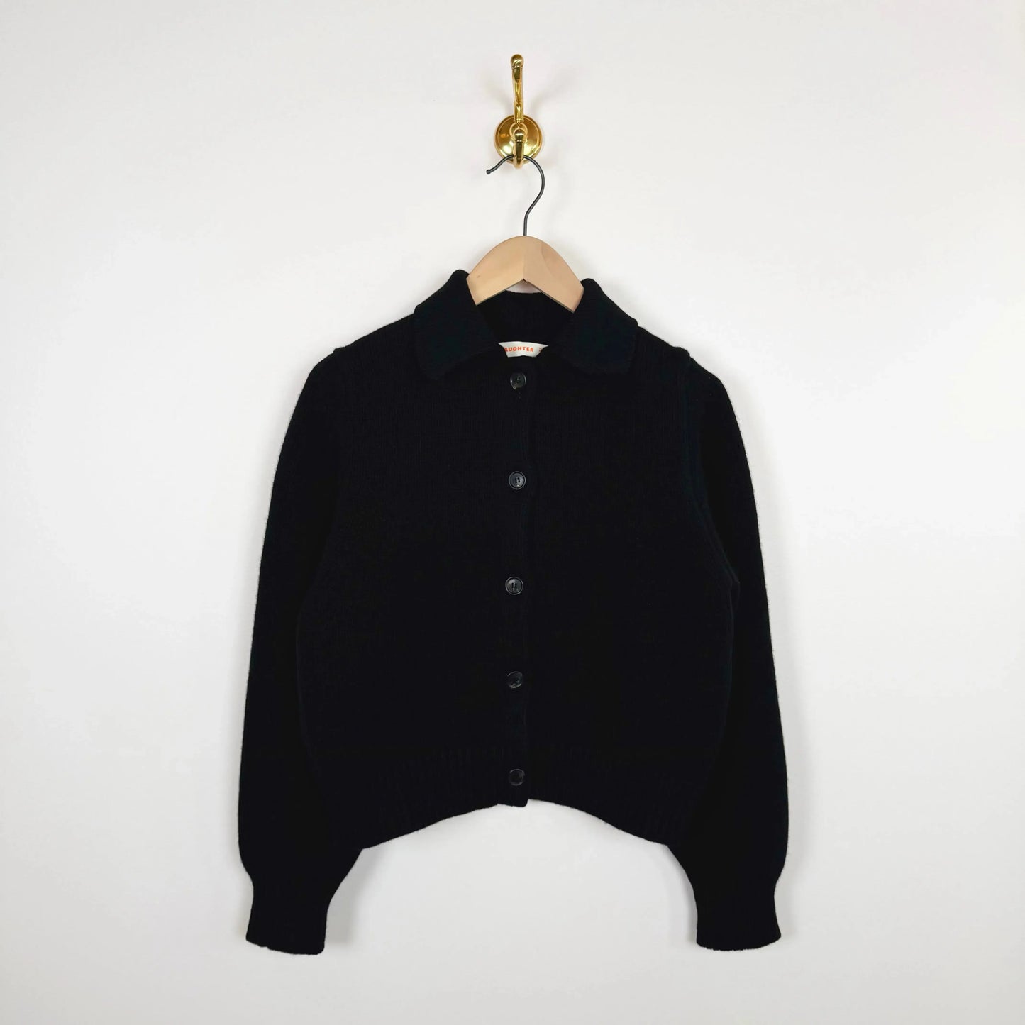Winny Collared Jacket in Black-Sweater-&Daughter-eugenienewport