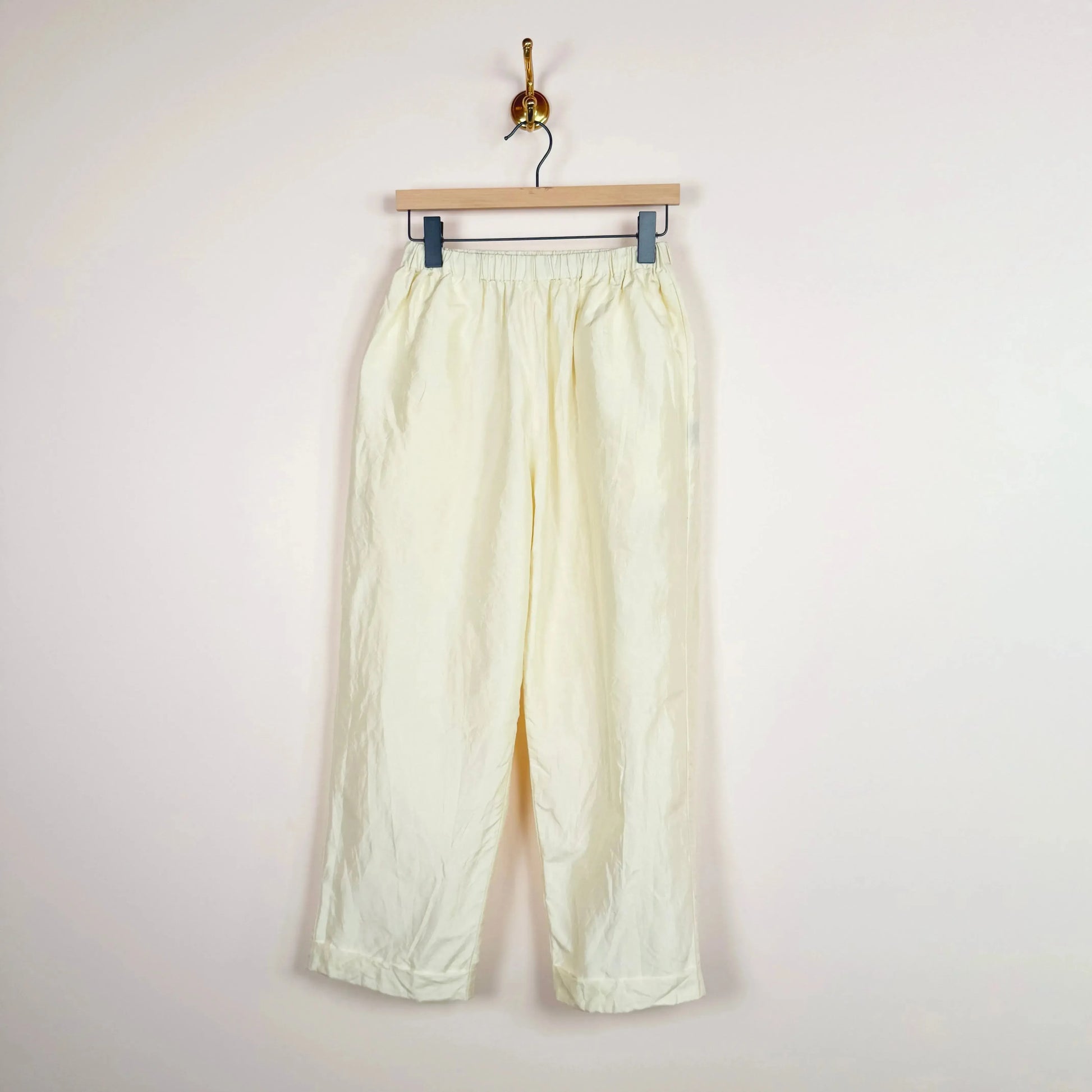 0470006 Silk Pants in Egg-Pants-Christian Peau-eugenienewport