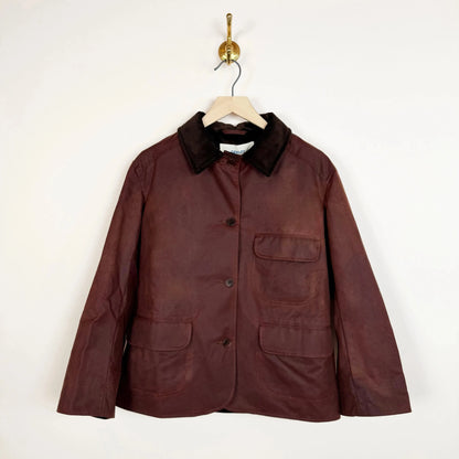 8-Wale Cord Hunter Jacket in Chestnut-Jackets-Cawley-eugenienewport