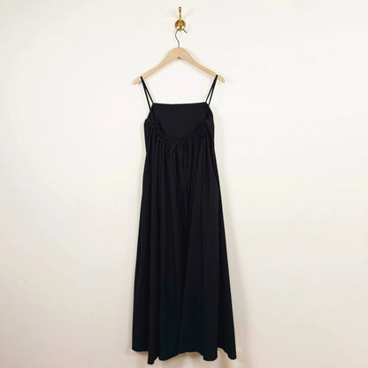 Achille Dress in Black Typewriter Cotton-Dresses-Studio Nicholson-eugenienewport