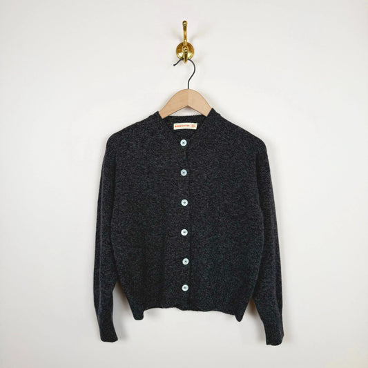 Ada Cardigan in Navy Mouline-Sweater-&Daughter-eugenienewport