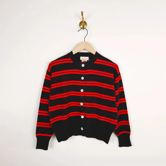 Ada Crewneck in Brown and Red-Sweaters-&Daughter-eugenienewport