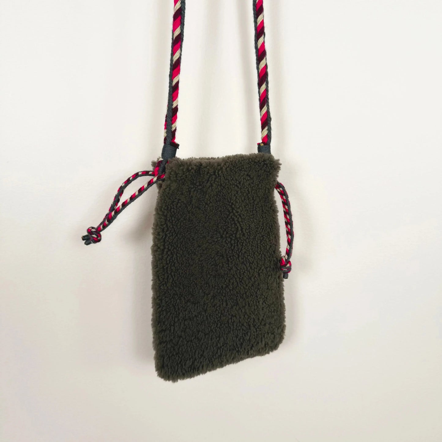 Alaska Bag in Curly Grey with Magenta-Accessories-Guanabana-eugenienewport