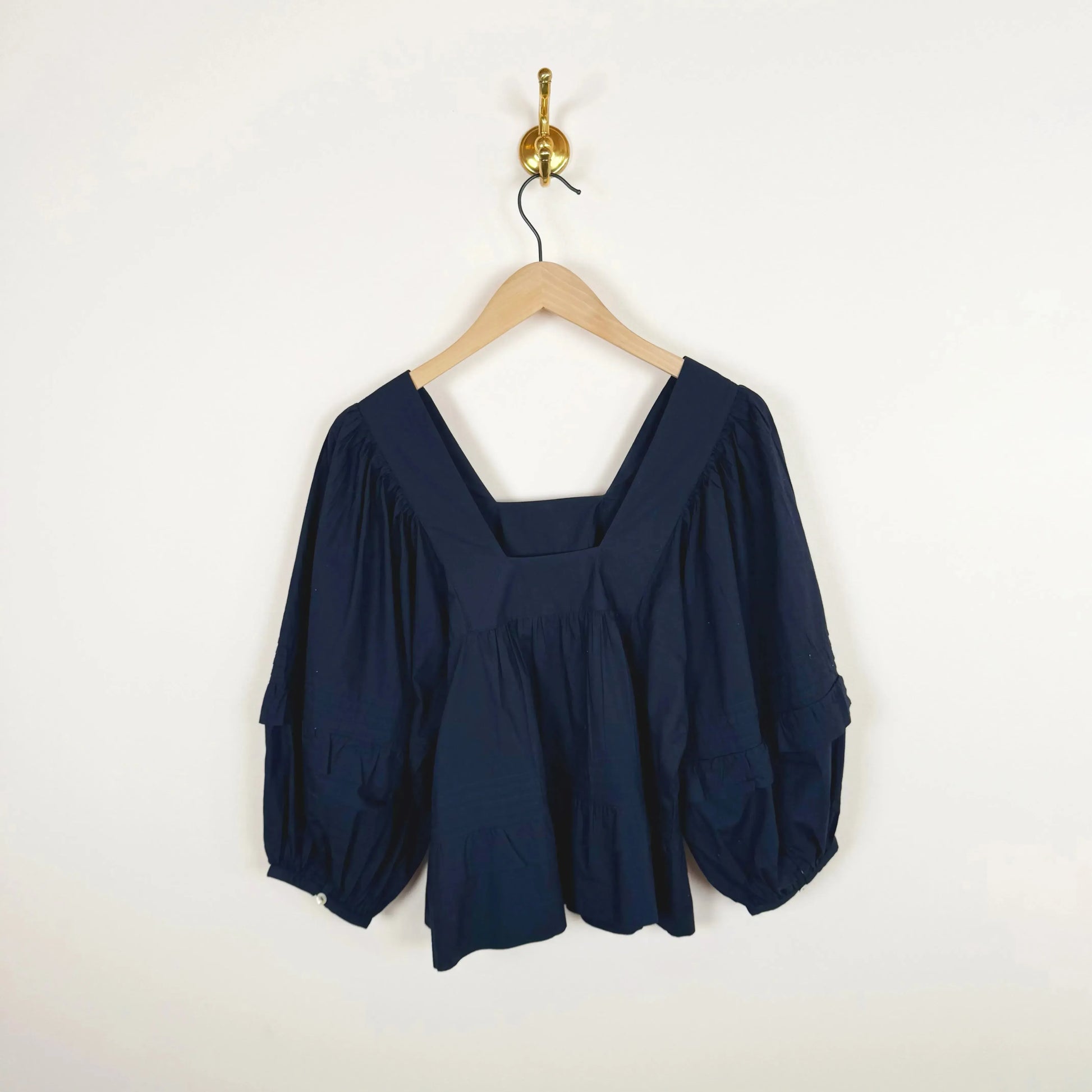 Alice Blouse in Navy-Tops-Skall-eugenienewport