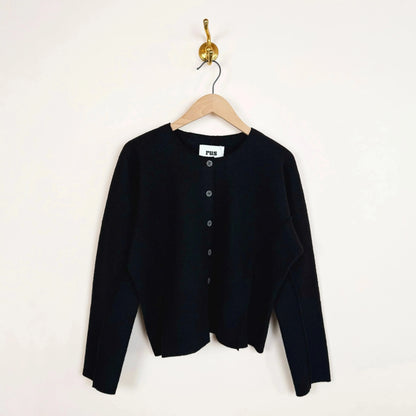 Arco Cardigan in Black-Sweaters-Rus-eugenienewport