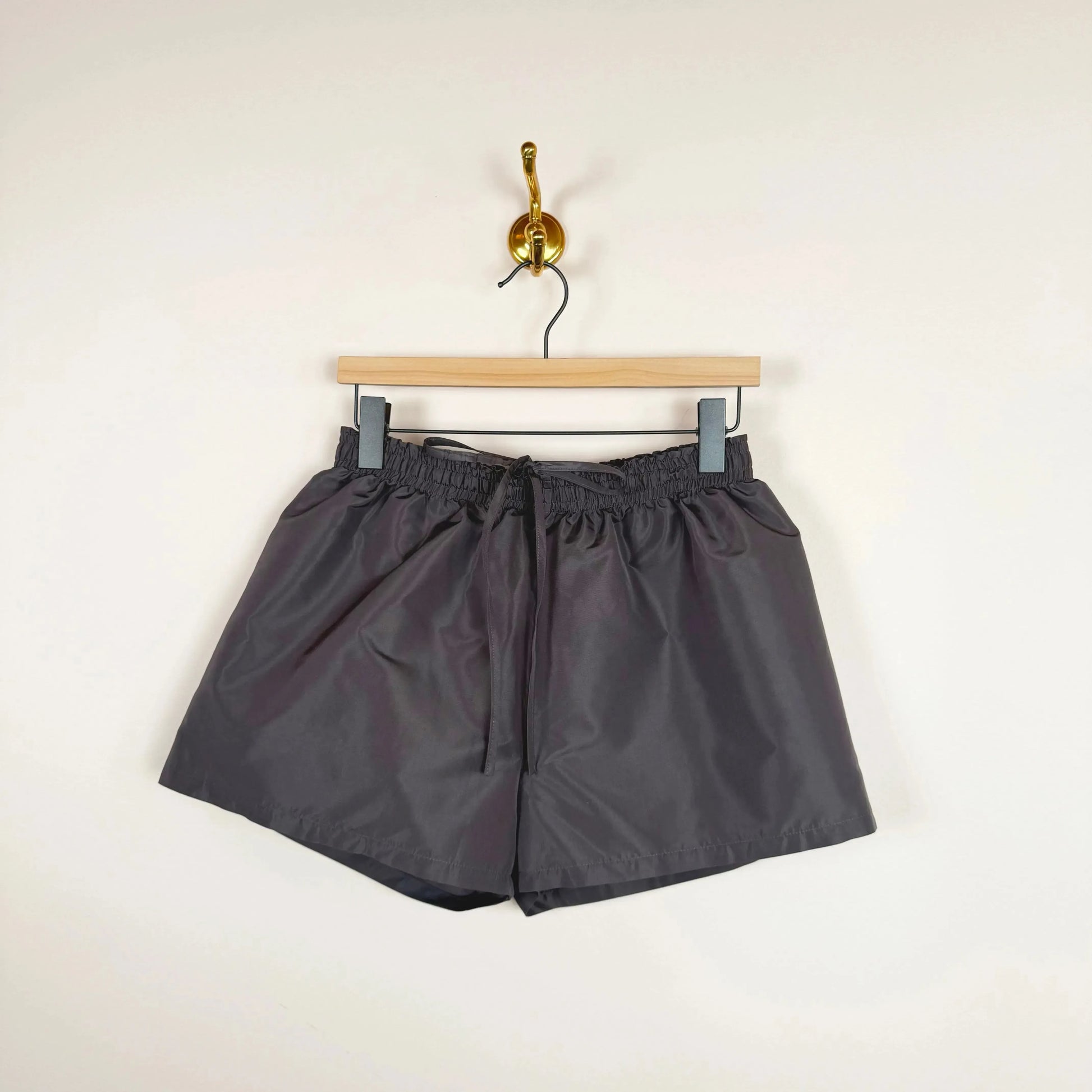 Asa Short in Metal-Shorts-Chelsea Mak-eugenienewport
