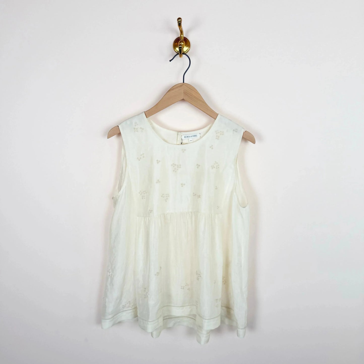 Audrey Top in Ivory-Tops-Rubia & Neel-eugenienewport